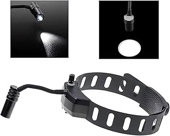 Amazon | 5W歯科用高輝度LEDヘッドライト 外科用ヘッドランプ